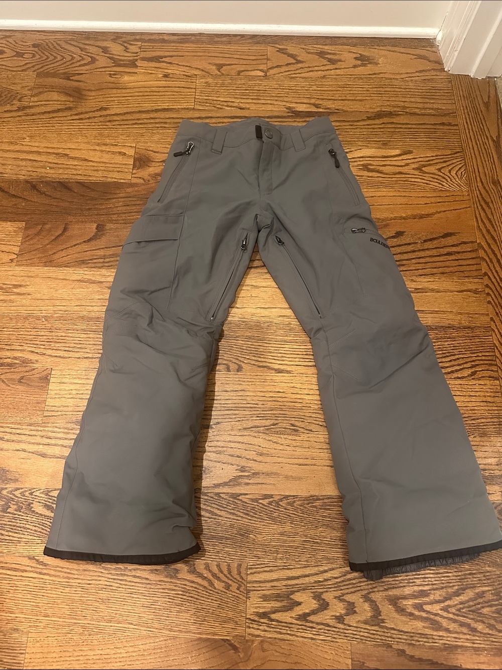 Columbia Kids Gray Snow Pants with Zip Pockets